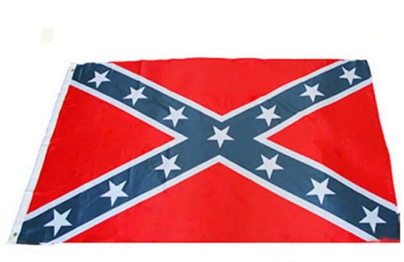 Two Sides Printed Flags Confederate Rebel Civil War Flag National Polyester 5 X 3FT 50pcs