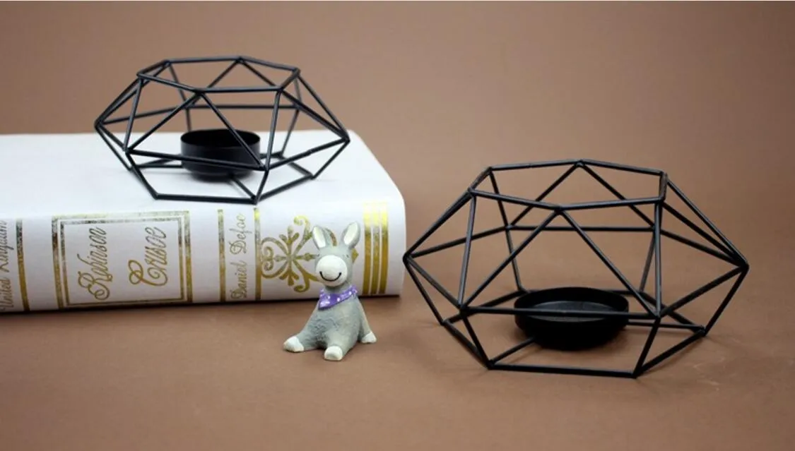 American Wedding Iron Candlestick Holder Kmart Large Capacity, Creative