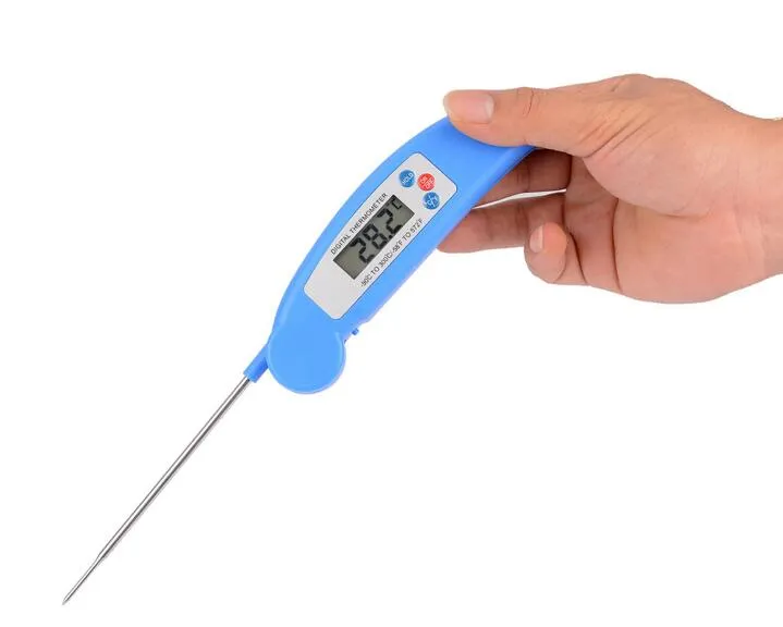 Kleurrijke Digitale Voedsel Thermometer BBQ Koken Vlees Heet Water Meet Sonde Keukengereedschap