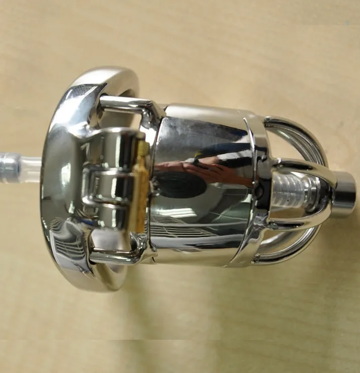 Nuovo dispositivo a cinghia ad anello a spillo anti -Off Cintura da uomo in acciaio inossidabile Blocco del pene in metallo uretrale Anello del pene uretrale1993924