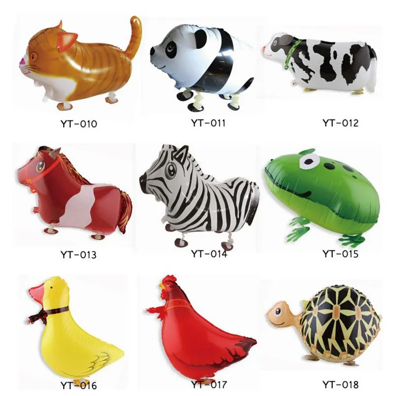 Dinosaur Folie Ballon Dier ballon Aap Leeuw Zebra Giraffe Verjaardagsfeestje Decor Wandelen Huisdier Auto Helium Ballonnen kinderen kinderen speelgoed cadeau