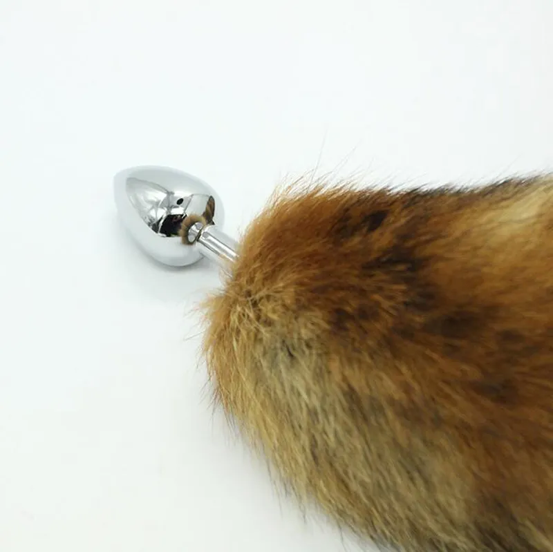 Fox Tail Anale Plug Metalen Butt Anale Seks Speelgoed Voor Mannen Vrouwen Volwassen Speelgoed Sex Product Roestvrijstalen Plug Anal Big