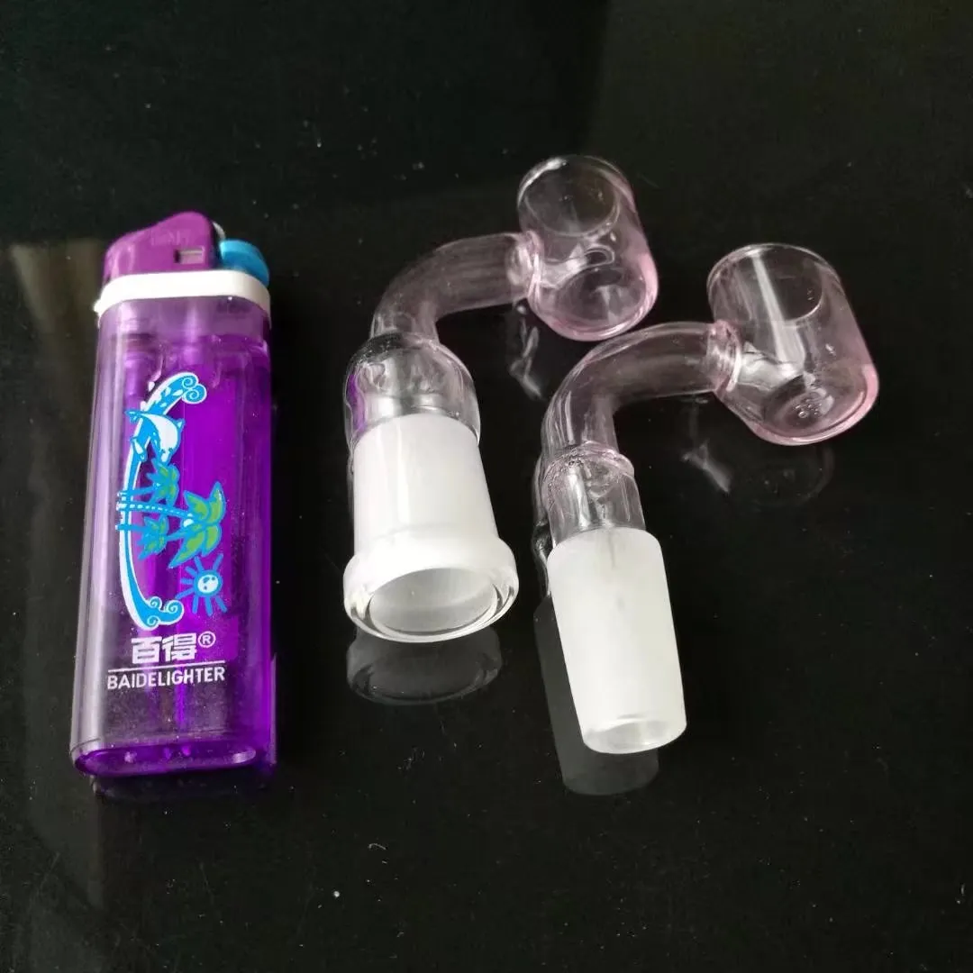 IN MAGAZZINO Banger in vetro femminile di colore 14mm di alta qualità di Liguid Sci chiodo tubo curvo tubo dell'acqua Bong in vetro spedizione gratuita