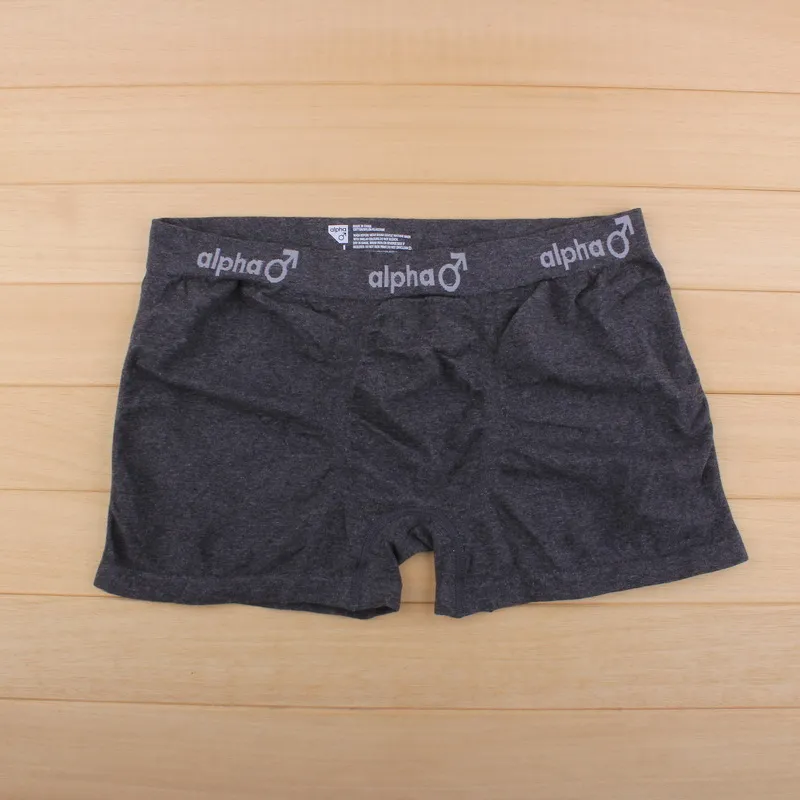 S A * Man Mid-Rise Cotton Seamless BoysHort Mäns Tränar Underkläder Män Boxer Shorts Blanda Färg / Hysal