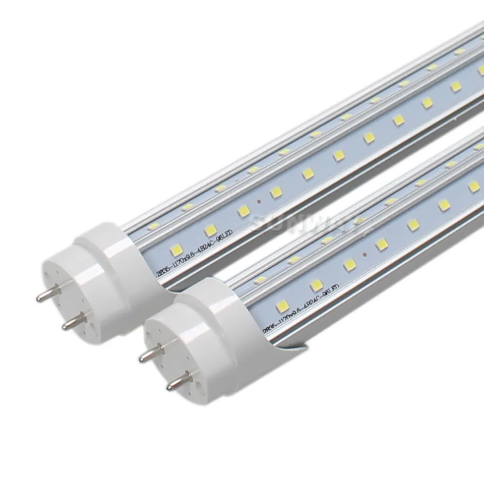 25st / lot 4/5/6 / 8FT ETL Letterad LED-rör 24W 30W 40W 48W SMD2835Tube Lampa Ljus AC85-265V 5 års garanti LED-belysning