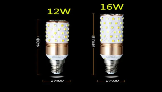 Wit E12 E27 E14 Vlam Hoge Power LED Kroonluchter Kaarslicht Filament Bulb Lamp LED-licht