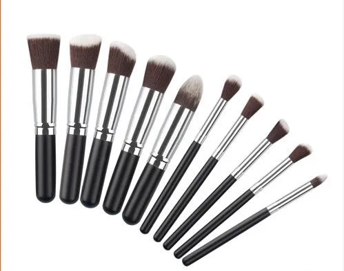 Brosse de maquillage de professionnel Définit les cches de sourcils cosmétiques ombres à ombre kit blush Draw String Makeup Tools9126396