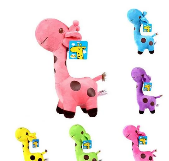 Belle girafe en peluche doux animal Cher Baby Doll Kid Enfants cadeau d'anniversaire