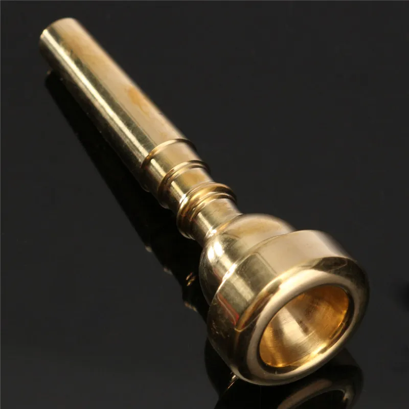 Yeni Altın Kaplama Trompet Ağızlık 7C Boyut Ton Trompet Ağızlık Bach Enstrüman Parçaları için Yamaha Için