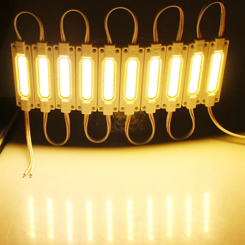 modulo led COB lampada pubblicitaria luminosa 2W IP65 impermeabile DC12V luce di fondo a led sicura bianco caldorossoblu4013290