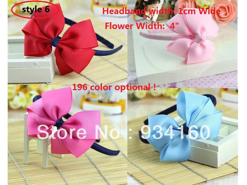 Serrated Hair Hoop Weave Headband 10mm plastic headbands with bow Hair Hoop Fashion ribbon hairband Girls headwear hair accessories 