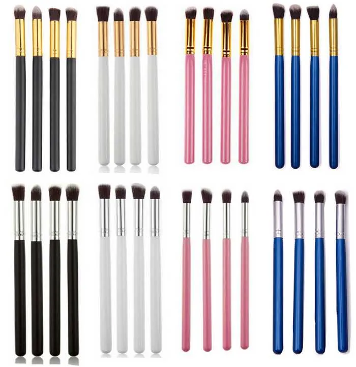 4Pcs Professional Makeup Brushes Powder Foundation Eyelash Blusher Brush Cosmetic Tool Pincel Maquiagem Face Make up Brushes