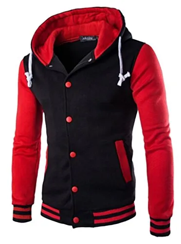 Wholesale- 2016 New Fashion Sweatshirt Men Hit Color Men Hoodies Hip Hop Side Zipper Mensports Suit Slim Freeshipping Tracksuit