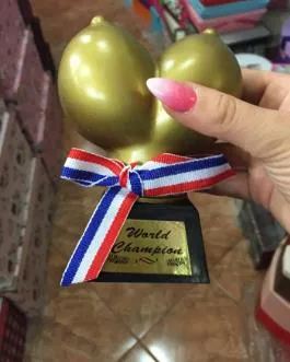 Hen Stag Party Trophy Bridal, чтобы стать девственной курицей ночью, карнавал, забавный аксессуар смешной подарок, праздничные призовые принадлежности 9091253