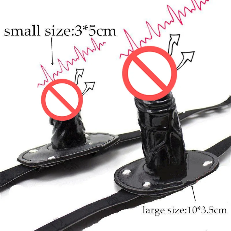 BDSM Toys Restraints Bondage Gear Silicone Sex Mouth Penis Glans Gag,Black Short And Long Version Adult Sex Toys For Couple Sex Products