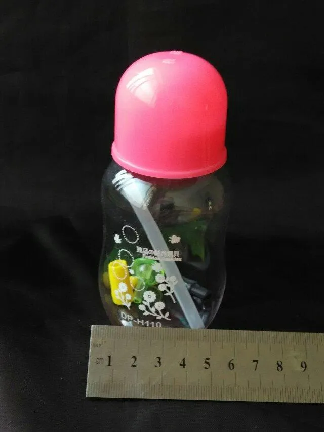 New acrylic bottle hookah glass bongs of water pipe smoking hookah portable glass bongs smoking accessories 
