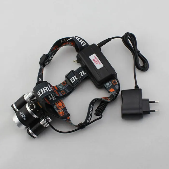 Цена 8000 Lumen T6 + 2R5 Boorue Head Light Headlamp Открытый Легкий Голова Лампа Фара Аккумулятор 2x 18650 Батарея Рыбалка Кемпинг