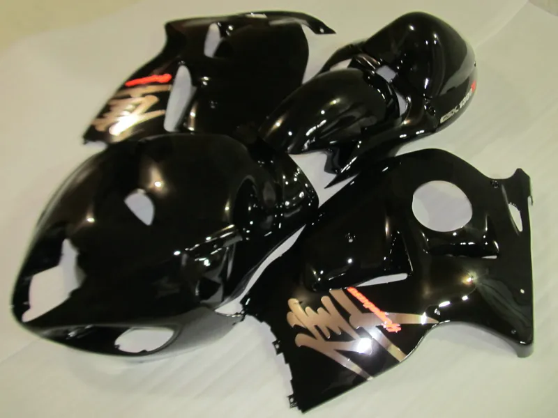 ABS Plastic Fairing Kit voor Suzuki GSXR1300 96 97 98 99 00 01-07 Glanzende zwarte backset Set GSXR1300 1996-2007 OT19