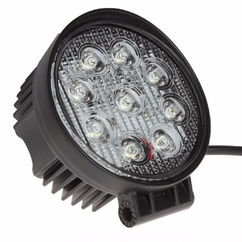 27W LEDワークライト12V 24V LEDトラクターワークライトランプフラッドオフロード4x4車ATV LEDオフロードライトバートラック2812897