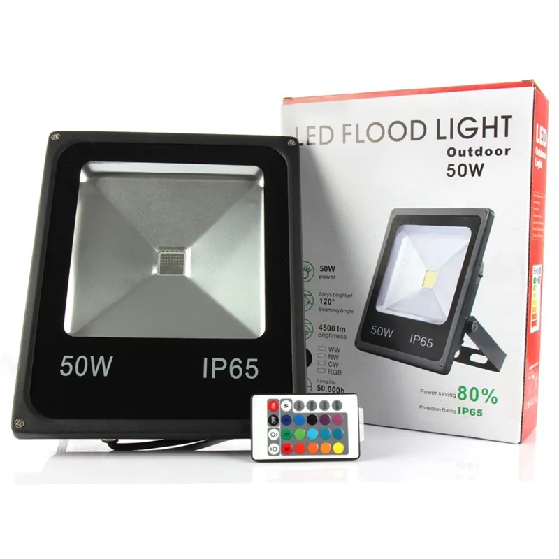 Umlight1688 Refletor는 투광 램프를지도했다 RGB 10W 20W 30W 50W는 홍수 빛 방수지도 한 스포트라이트 옥외 점화 가로등을지도했다