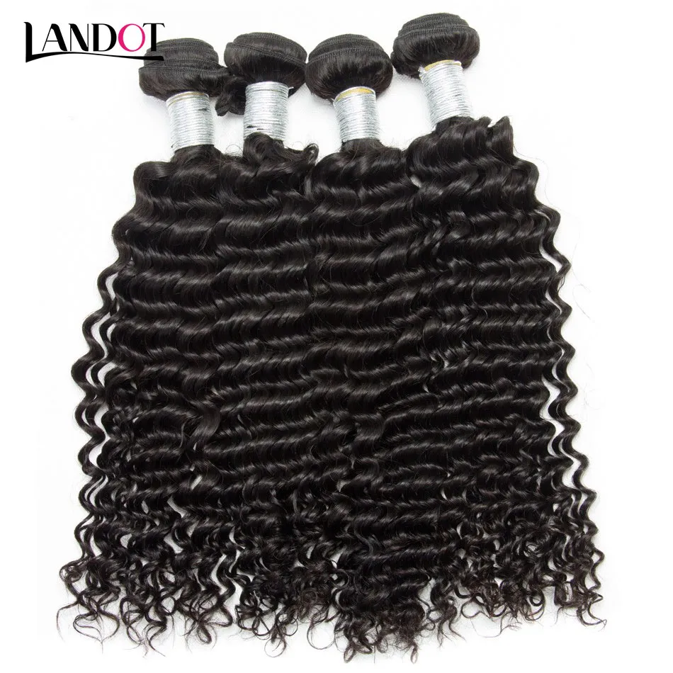 Brazilian Peruvian Indian Malaysian Mongolian Curly Virgin Human Hair Weaves Bundles Brazilian Deep Curly Remy Hair Extensions Nat1841217