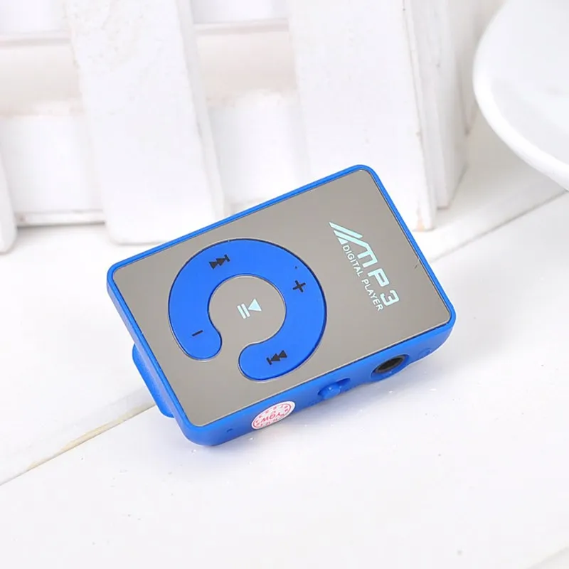 Mini Clip USB Digital MP3-spelare Sport Micro SD TF-kortplats utan kabel 