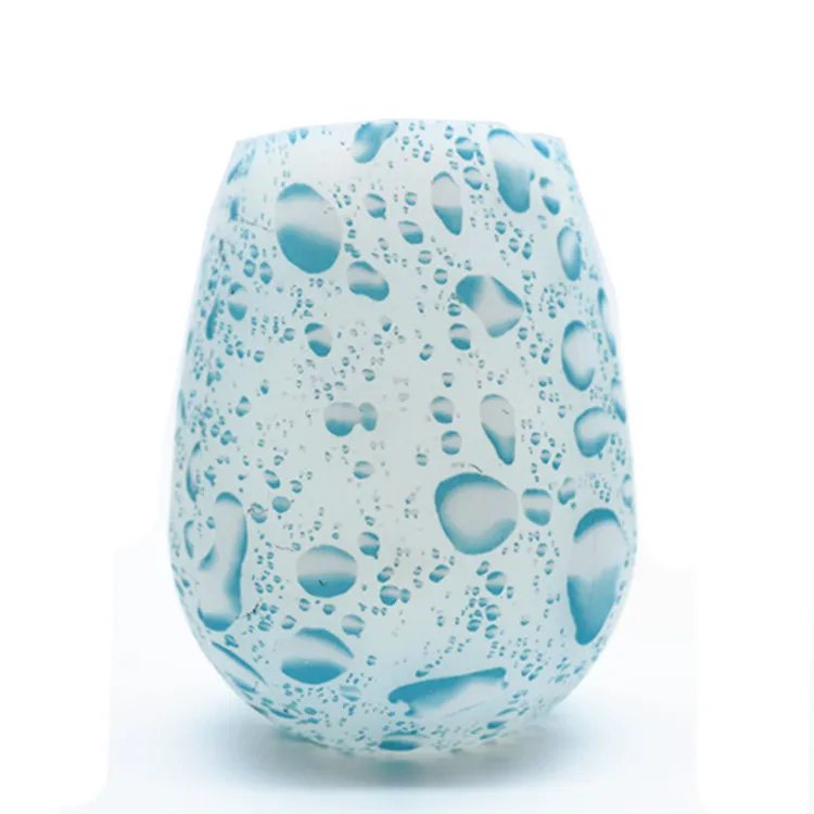 Camouflage Silicone verres à vin sans pied gobelets bouteille d'eau incassable tasse pour voyage Camping gobelet bouteilles d'eau