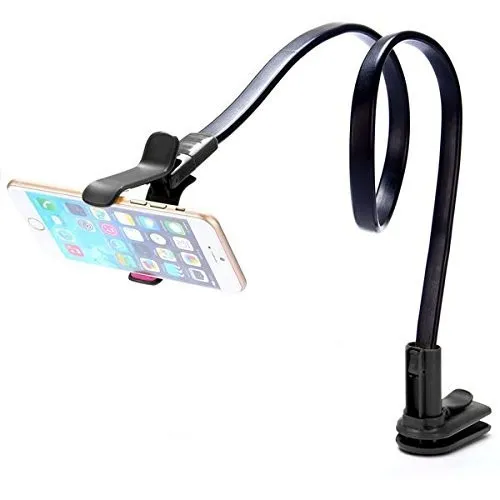 Braccio Flessibile Universale Da 65 Cm Per Smartphone E Tablet – Morsetto Regolabile Per Letto, Auto E Ufficio