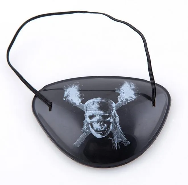 Feestmasker Cool Eye Patch Blindage accessoires piraat One-eye Pirate Eyepatch met flexibel touw voor Kerstmis Halloween Kostuum rekwisieten Kinderen decor Speelgoed