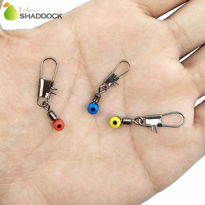 100 pz lenza da pesca zavorra diapositive piccola testa di plastica fagioli spaziali peso da pesca clip antiscivolo girelle da pesca connettore accessori9953095