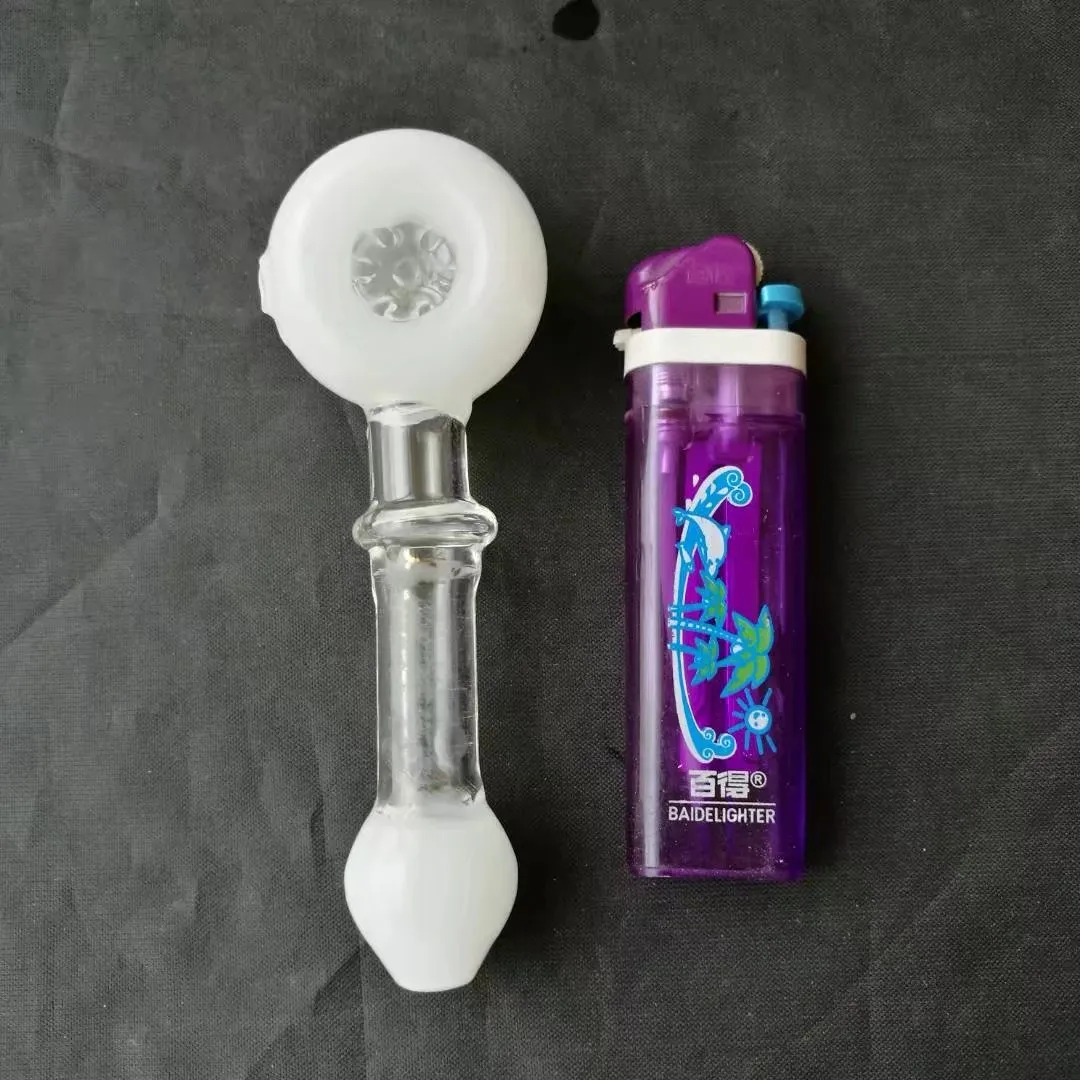 Couleur flocons de neige morceaux de tabac en verre bongs accessoires Pipe colorée fumer tuyaux en verre courbé tuyaux de brûleur à mazout conduites d'eau Dab Rig G