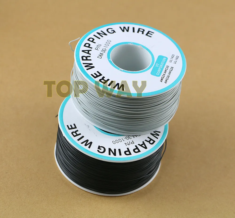 Wrapping Wire Cord 30AWG Soldering 305m1000Ft Red Tinned Plated Copper Cable2998969