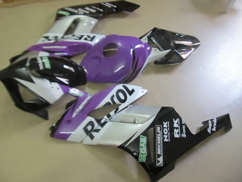 Injection molding plastic fairing kit for Honda CBR1000RR 04 05 purple silver black fairings set CBR1000RR 2004 2005 OT09