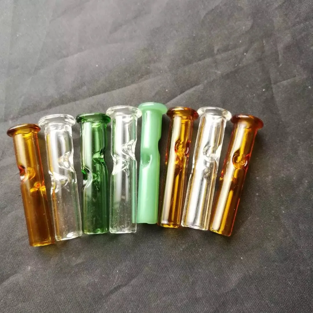 Accessoires de bangs en verre d'aspiration, Pipes à fumer en verre colorées mini-tuyaux à main multi-couleurs Meilleurs tuyaux en verre à la cuillère