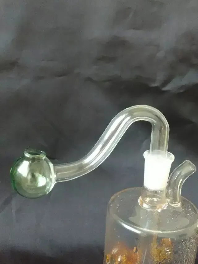 다채로운 불타는 병 유리 봉 액세서리, 다채로운 파이프 담배 유리 구부러진 유리 파이프 석유 버너 파이프 물 파이프 Dab Rig Glass Bong
