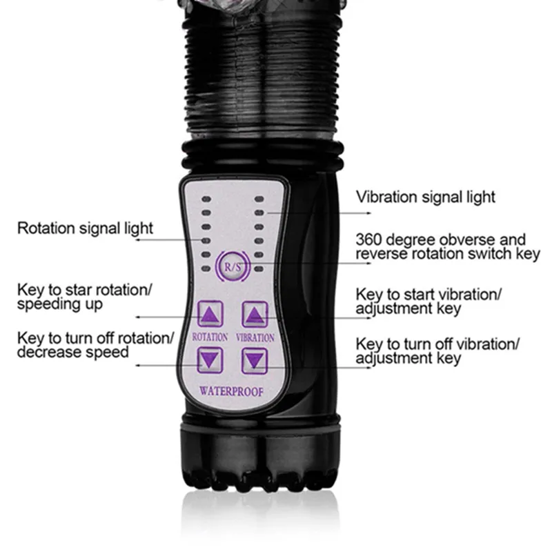 Çok Hızlı Su Geçirmez Vibratör Yapay penisi Gspot Kliter Masajı Tavşan Yetişkin Seks Oyuncakları Masaj Gevşeme Aracı J11226879029