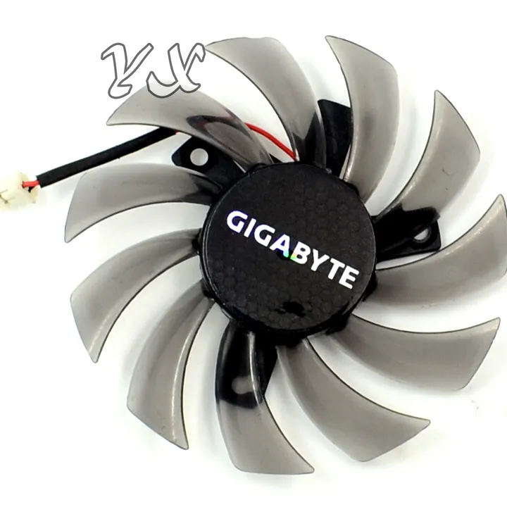 75mm Everflow T128010SH DC 12V 0.25A ventilateurs de refroidissement pour ASUS MSI R6850 6850 HD6850 graphique carte vidéo refroidisseur ventilateur