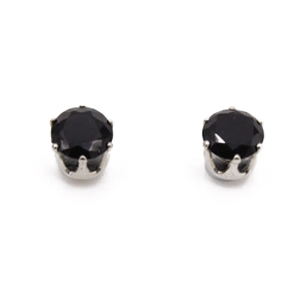 New Round Crystal Zircon Magnetic Magnet clip Earrings For Women Men Punk ear cuff earrings