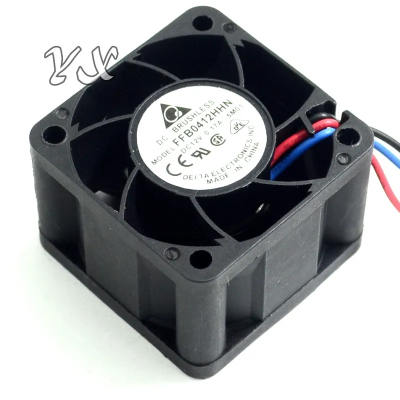 오리지널 FFB0412HHN -5M01 4028 4cm 12V 0.17A 델타 40 * 40 * 28mm 용 서버 냉각 팬 3 개