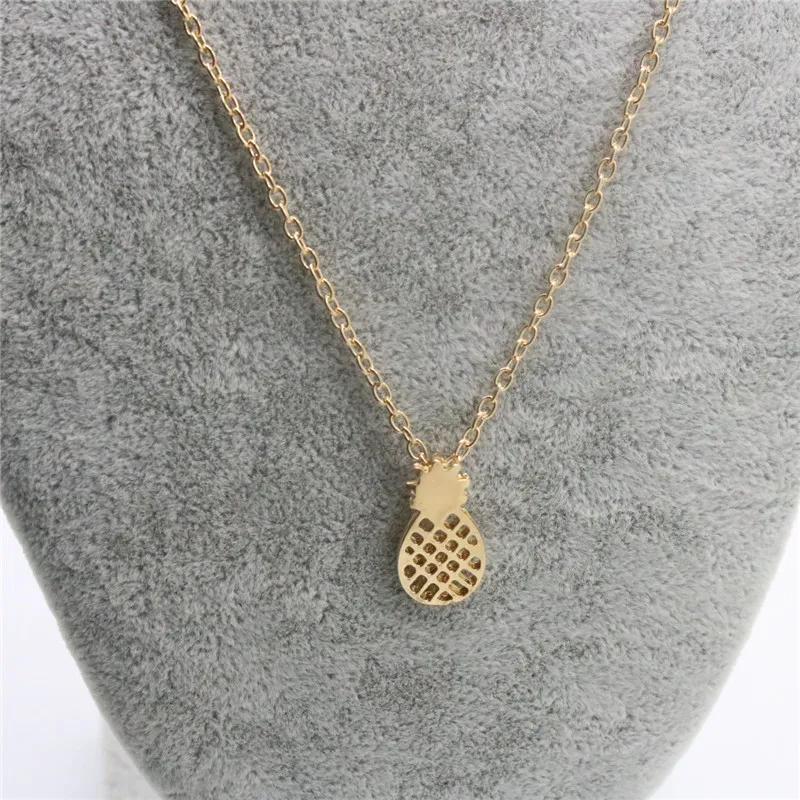 Mode Anhänger Halsketten Für Frauen Gold Silber Überzogene Ananas Halskette Link Kette Schmuck Freund Geschenk