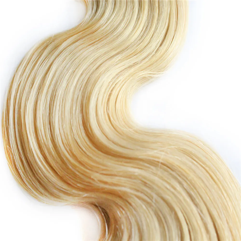 Pure 613 Blonde Body Wave Menselijk Haar Inslagen Bundels Body Wave Haar 3 Bundels Verlenging Haar7068461