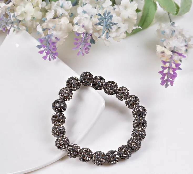 Good A++ Fashion 20 crystal diamond ball bracelet beads diy handmade jewelry FB292 a Charm Bracelets