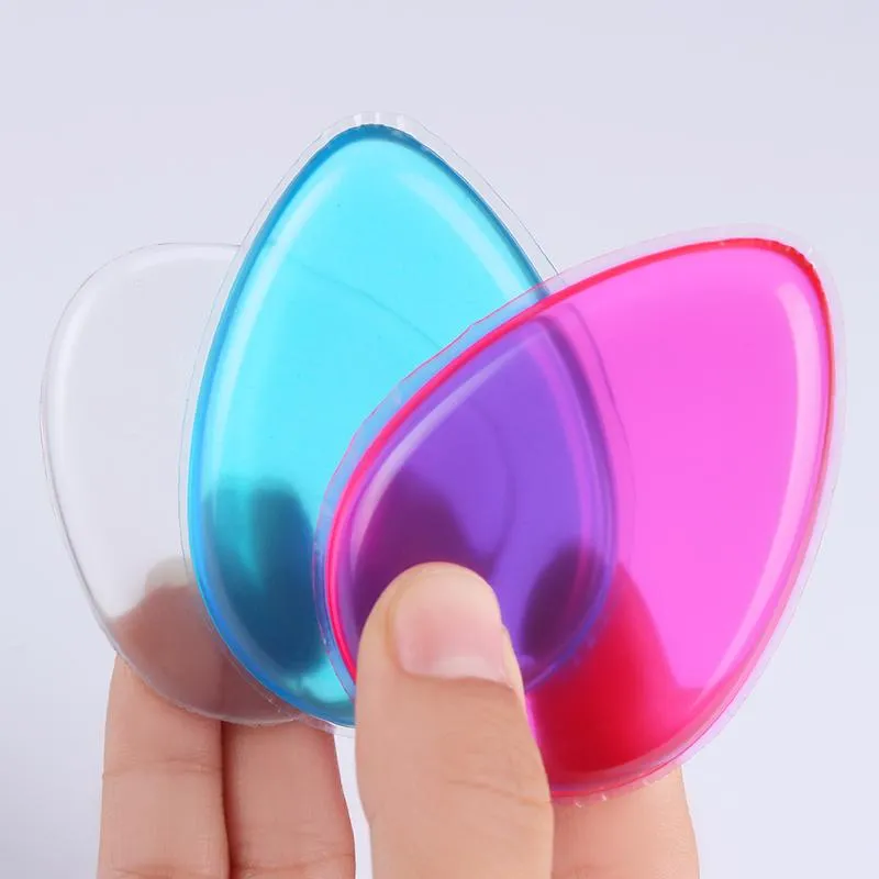 Nieuwe 10 stks Siliconen Gel Spons Silisponge Jelly Pad voor Cosmetische Stichting BB Cream Makeup Tool 10 Typen