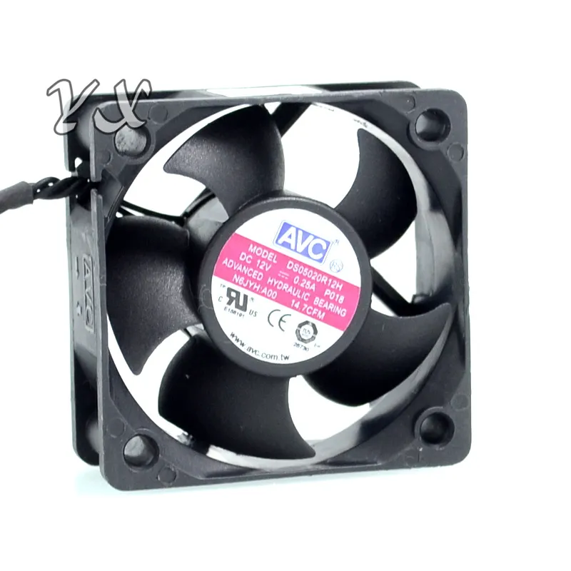 AVC 5CM 5020 DS05020R12H 12V 0.25A 4 선 PWM 가변 속도 냉각 팬 (avc 용)