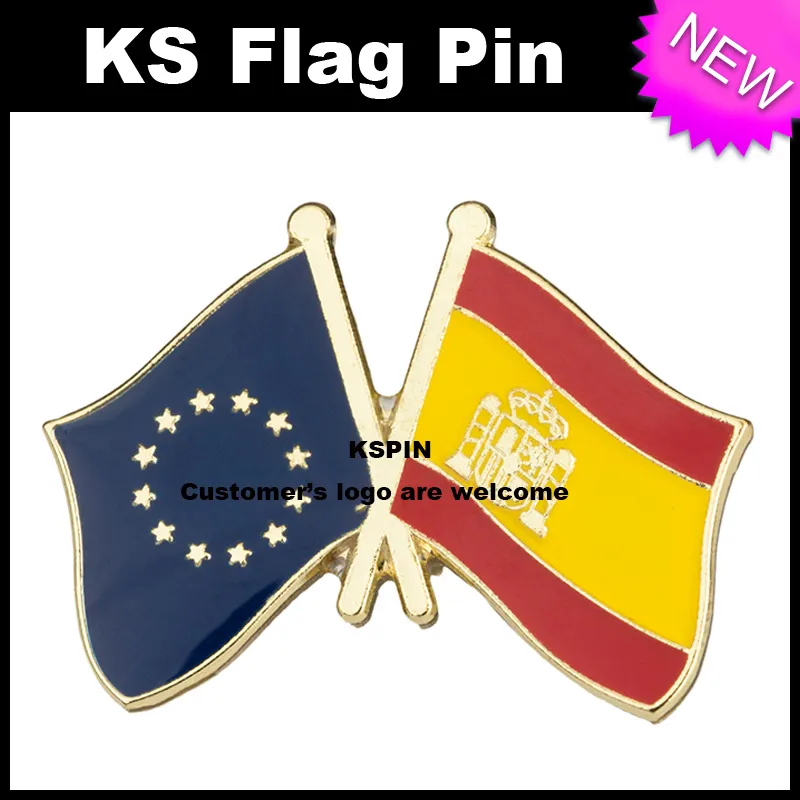 Avrupa Birliği Estonya Bayrağı Rozeti Bayrak Pin 10 adet bir Ücretsiz kargo XY0074-1