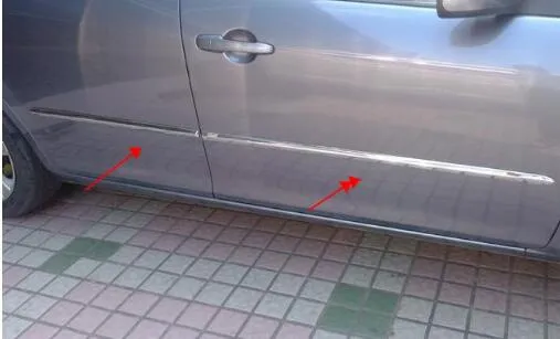 Высококачественная нержавеющая сталь 4шт. Защитная отделка дверного проема для автомобиля, отделка салона Для Mazda 6 2003-2015