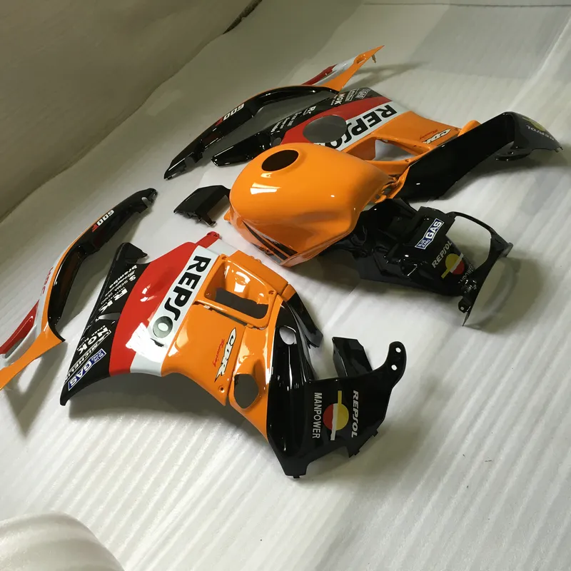 Motorcykel kåpa kit för Honda CBR600 F3 95 96 orange svart kåpa set CBR 600 F3 1995 1996 OT03