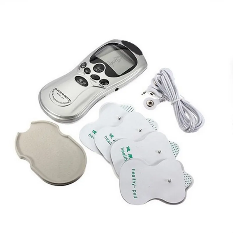 4 Elektrodkuddar TENS ACUPUNTURE MASSAGER Digital Electric Full Body Massager Digital Therapy Massage Machine1998783