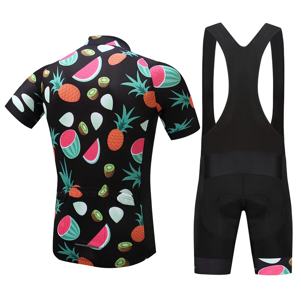 2022 Watermeloen Fruit Wielertrui 19D Pad Bike Shorts Set Ropa Ciclismo Meer Ademend Heren Vrouwen Zomer Fietsen Wear178L