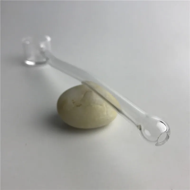 6.5 Inch 25mm Quartz Nectar Collectors Hookah Spoon Straw Tube Mini Oil Burner Tobacco Flat Top Smoking Nail Pipe